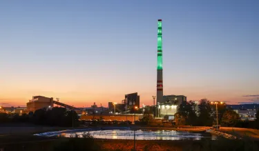 Komín ŠKO-ENERGO se opět rozsvítí večer 27. září